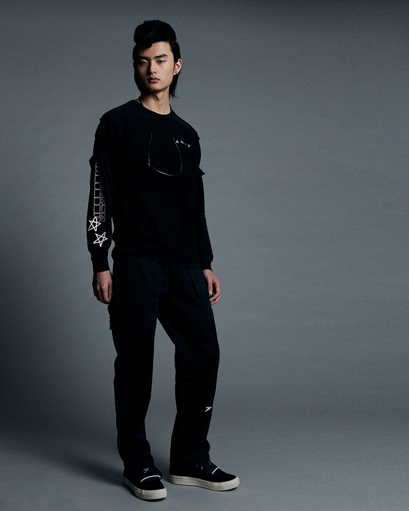 BLK PAINT PATCH WORKPANT