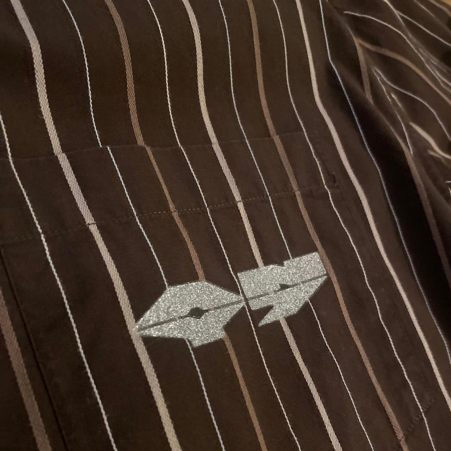 CHOCO LAMBO LOGO CHOPD LS DRESS SHIRT