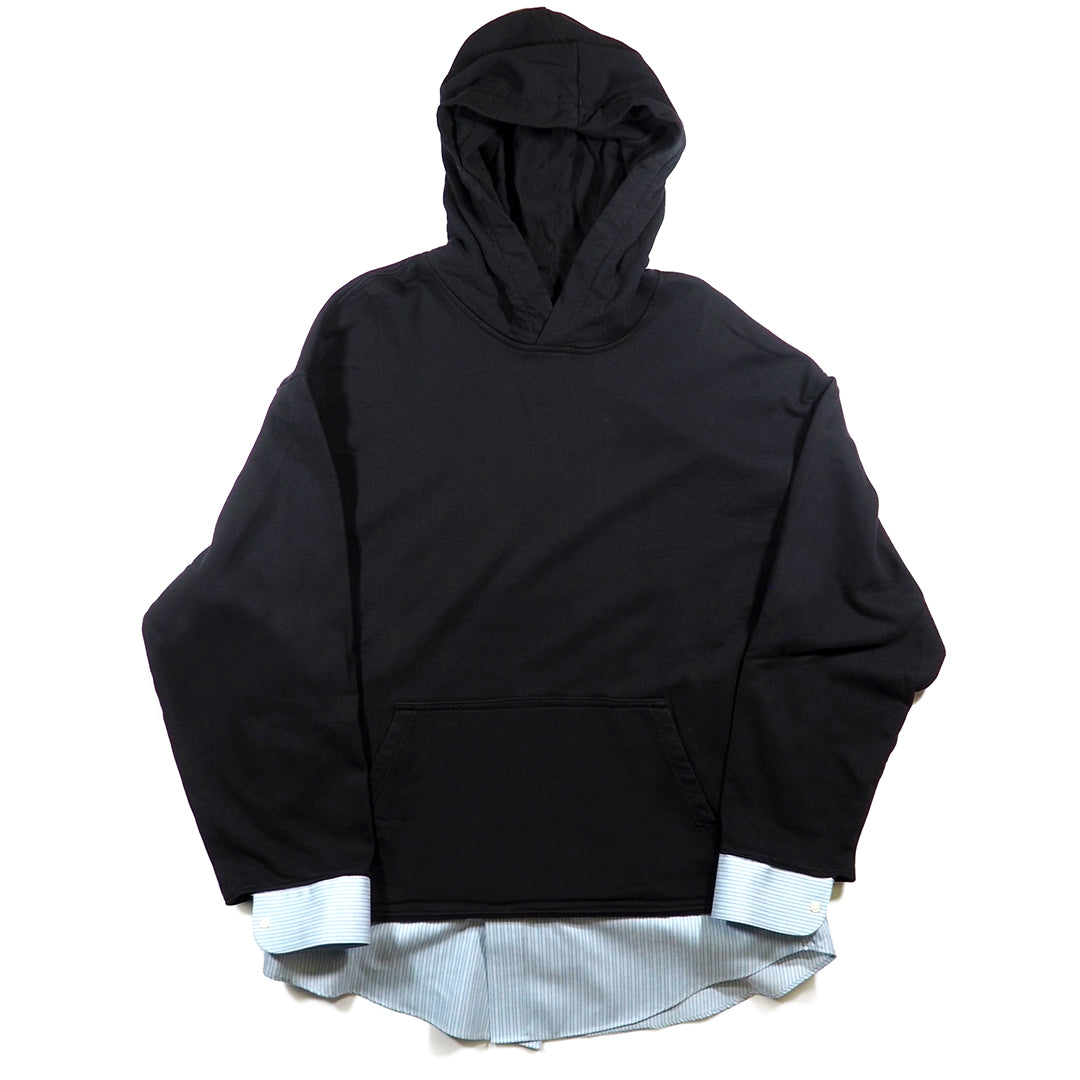 OVRLNDR JERSEY DRESS HOODIE - NAVY