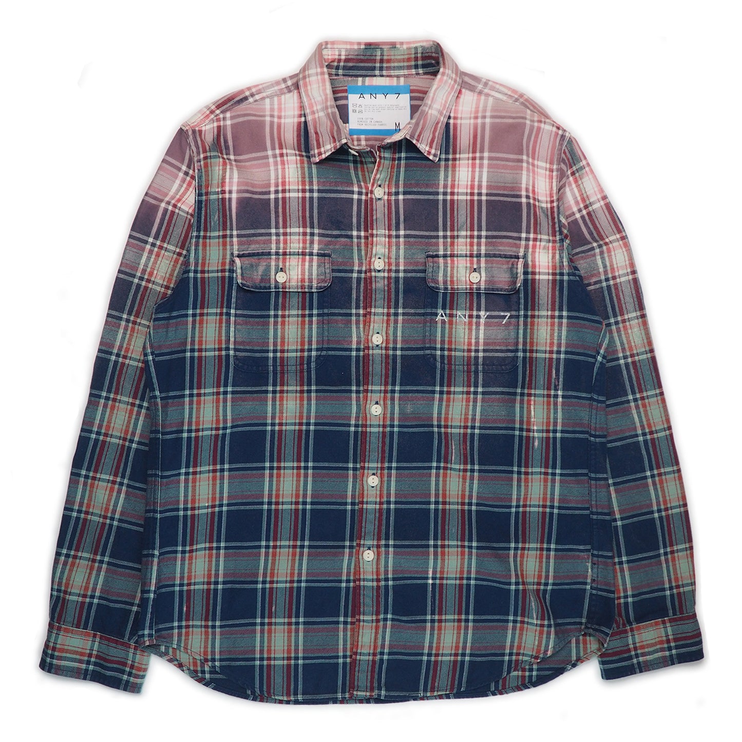 ACID DUST DK BLUE CAL-ALTA VAN VINTAGE FLANNEL LS SHIRT