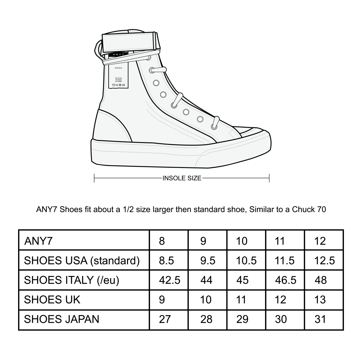 HI-TOP OG SNEAKER - Grain