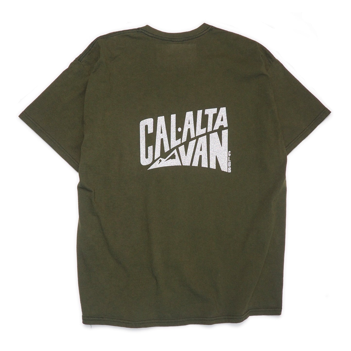 MILITARY GREEN CAL-ALTA VAN DYED SS T-SHIRT