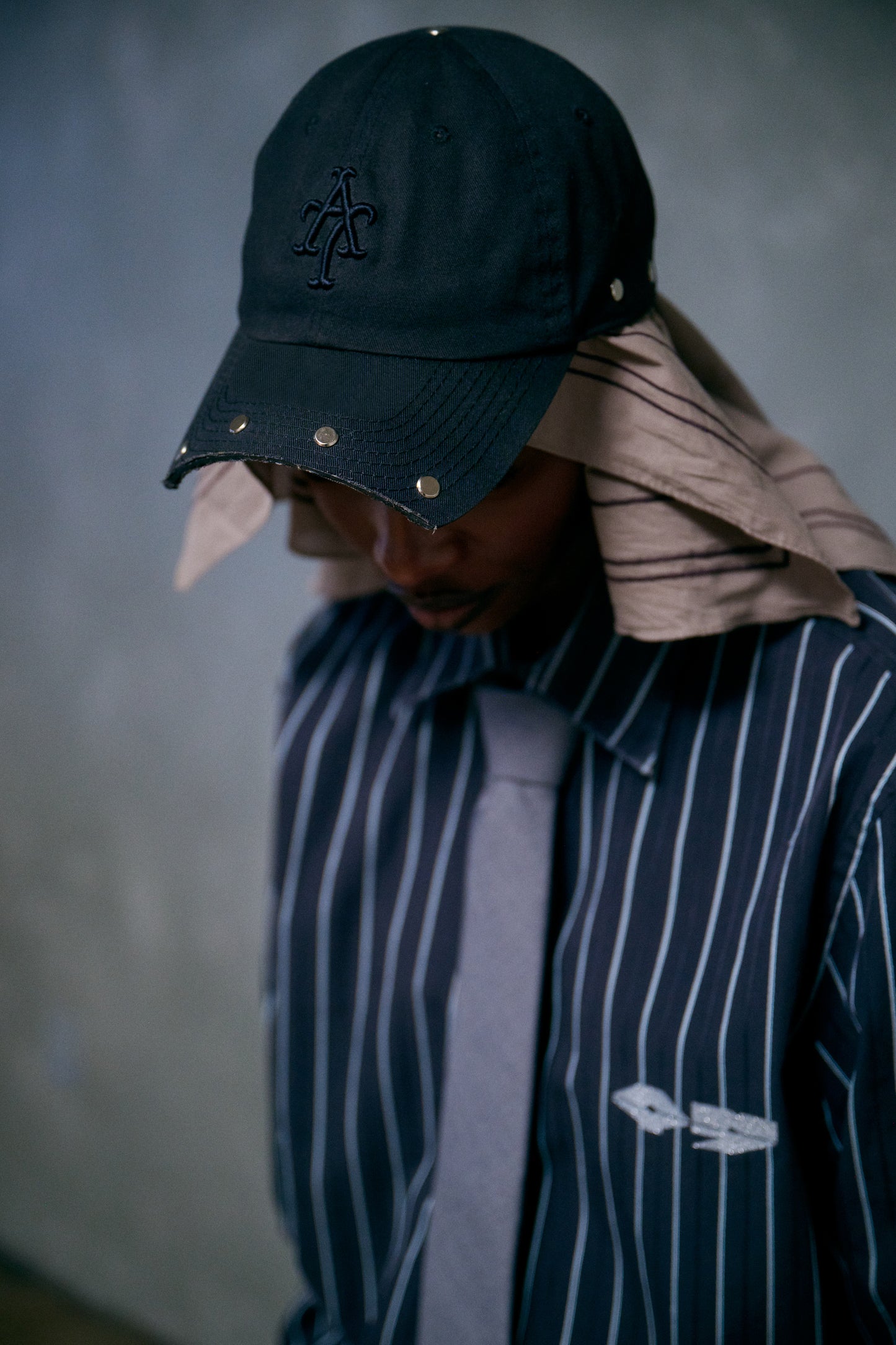 AMAZIN CHOPD STUD HAT - Black