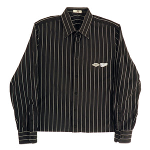 Lambo logo Chopd Dress Shirt - Blk / Wht