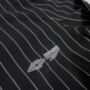 Lambo logo Chopd Dress Shirt - Blk / Wht