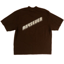 Load image into Gallery viewer, Lambo logo Mock T-Shirt - Chocolate Brown