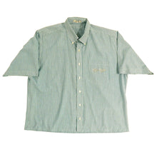 Load image into Gallery viewer, Lambo logo Chopd Dress Shirt - Wht / Aqua