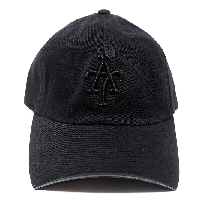 CHOPD BRIM HAT - COAL (Black on black)