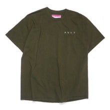 Load image into Gallery viewer, CAL-ALTA Van Club Signature Dyed T-Shirt - Military Green / Silver Crystal