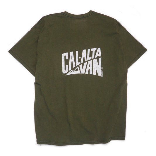 MILITARY GREEN CAL-ALTA VAN DYED SS T-SHIRT